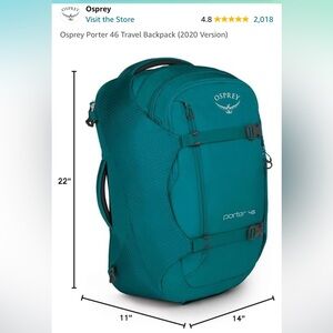 Osprey Porter 46L Backpack Carry On